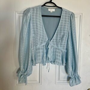 Mable | Light Blue Women's Top